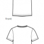 Mens T Shirt Front and Back View