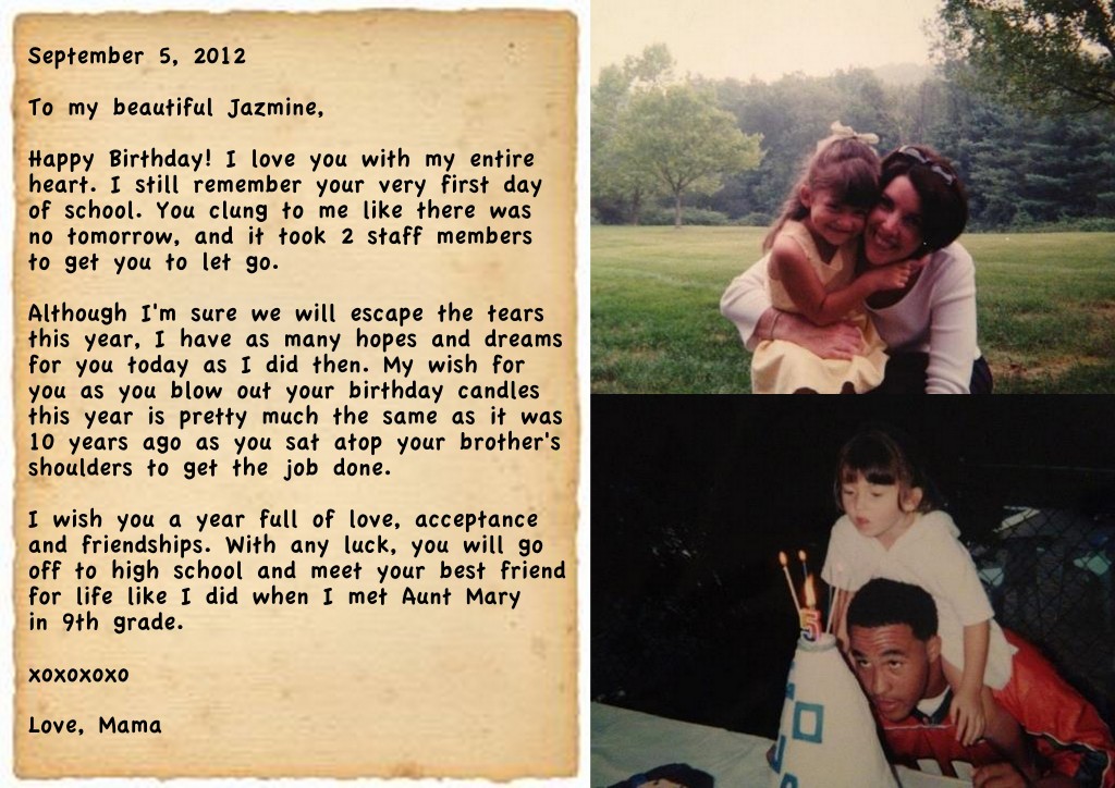 Saint's birthday letter