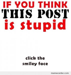 stupid post