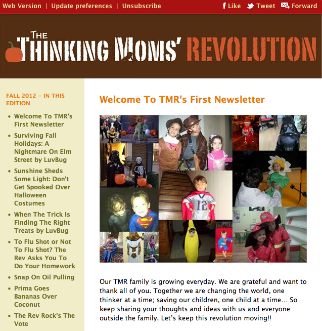Fall 2012 Newsletter