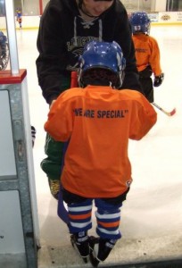 taking the ice for the first time