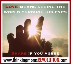 TMR Meme Love means seeing the world through his eyes