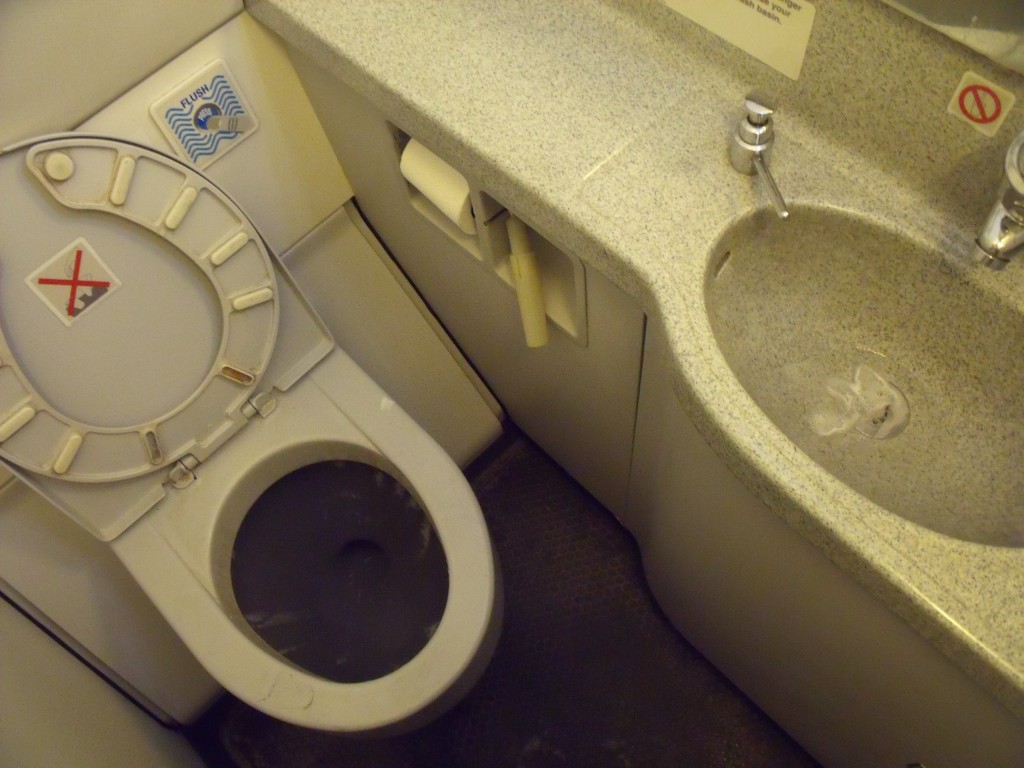 airplane bathroom