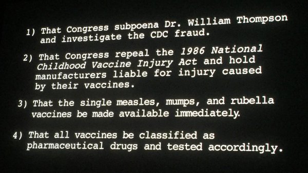 Vaxxed Movie Ending Demands